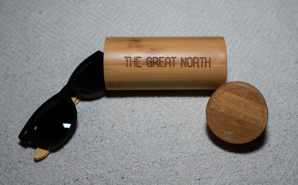 Bamboo Sunglasses and Case